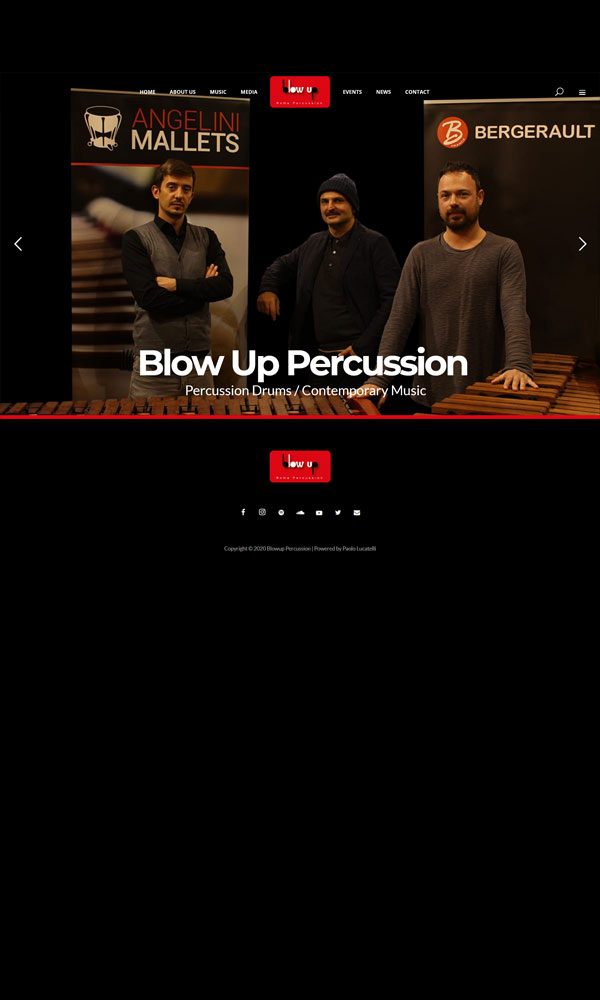 Blow up percussion